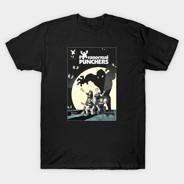 Paranormal Punchers Comic Book T-Shirt by Paranormal Punchers